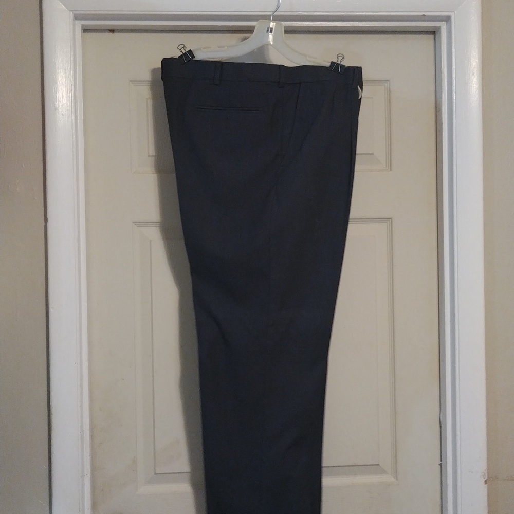 George expandable waist dress pants dark gray size 40x32